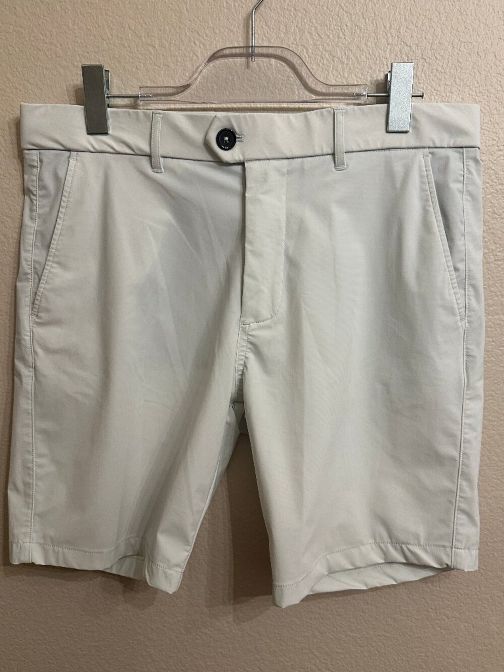 Greyson Montauk Performance Golf Shorts - Off-White Size 33